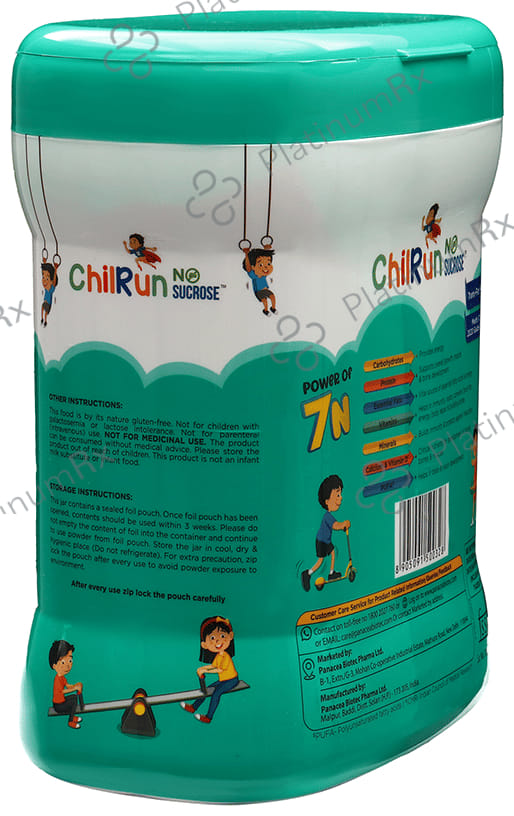 Chilrun No Sucrose 2+ Health and Nutrition Drink For Children’s Growth and Development Vanilla 400 gm