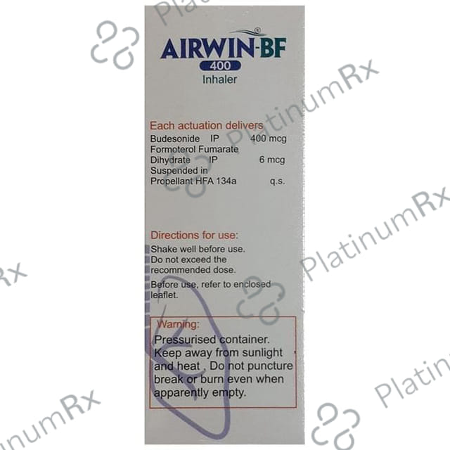 Airwin BF 400/6mcg Inhaler 120MDI