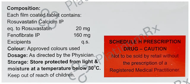 Impurose F 160mg/20mg Tablet