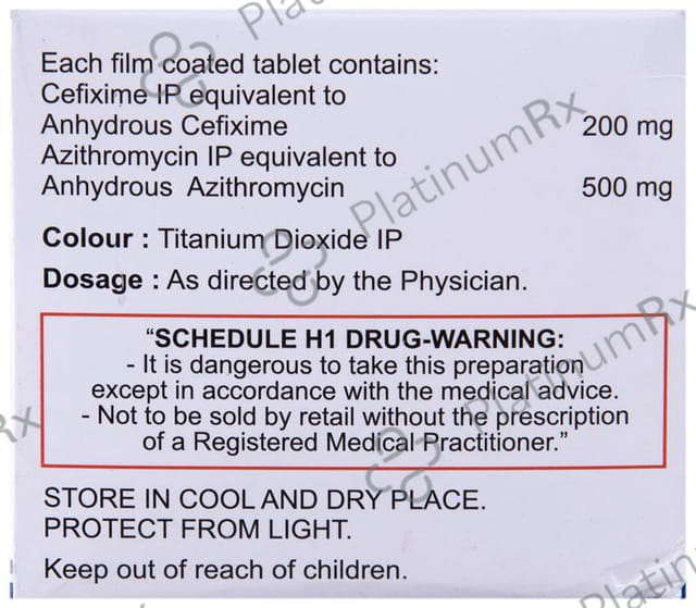Cefolac AZ 500/200mg Tablet 6s
