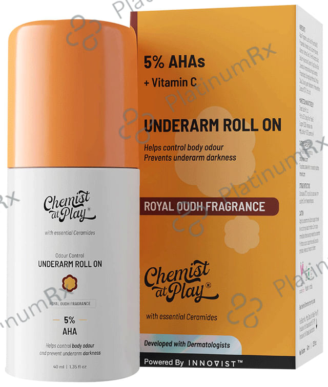 Chemist At Play Odour Control Underarm Roll On Royal Oudh