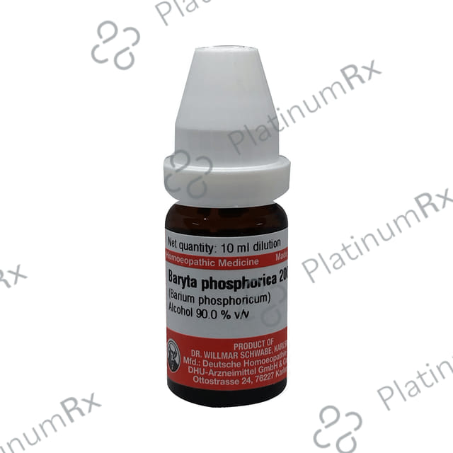 Dr Willmar Schwabe Germany Baryta Phosphorica Dilution 200