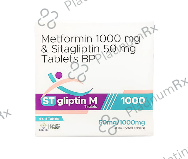 St Gliptin M 50/1000mg Tablet 15s