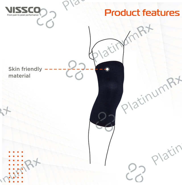Vissco Spro Knee Capsule Plus, Knee Support for Joint Pain Relief, Sports, Football XXL
