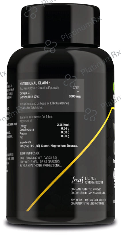One Rep More Vegan Omega 3 Capsule 60s
