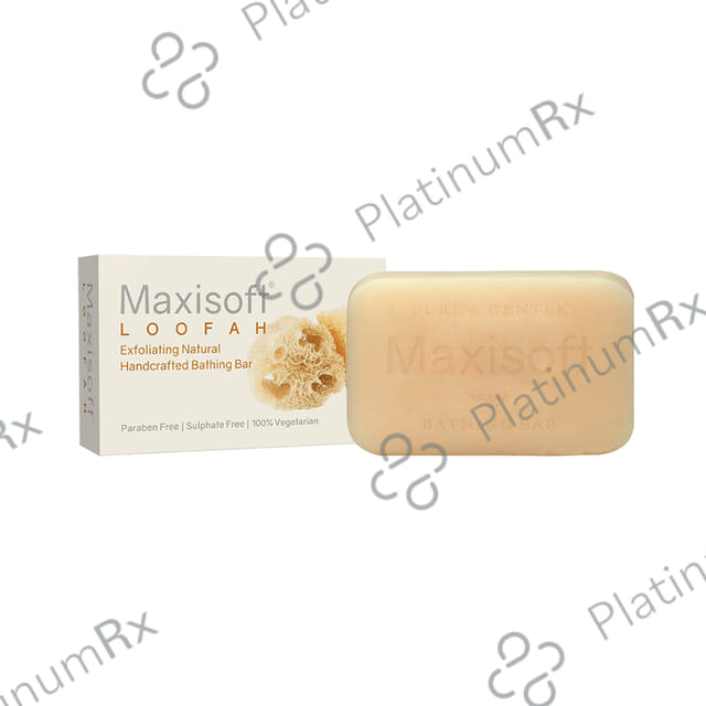 Maxisoft Loofah Exfoliating Bathing Bar (75gm Each) 1 units