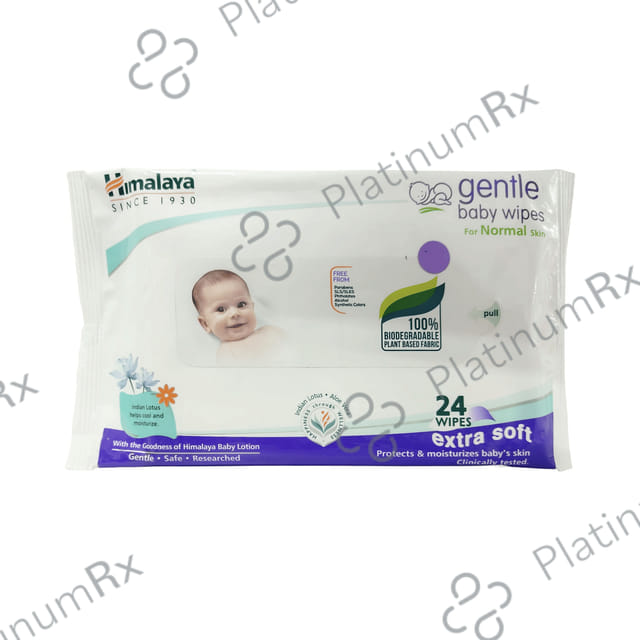 Himalaya Gentle Baby Wipes 24s