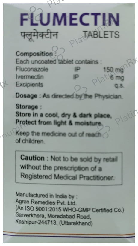 Flumectin 150/6mg Tablet 10s