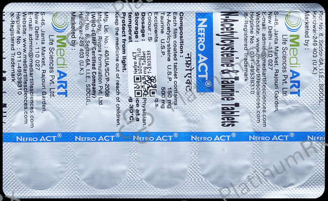 Nefro ACT 500mg/150mg Tablet