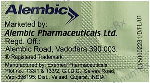 Sitalembic MD 10/1000/100mg Tablet 15s