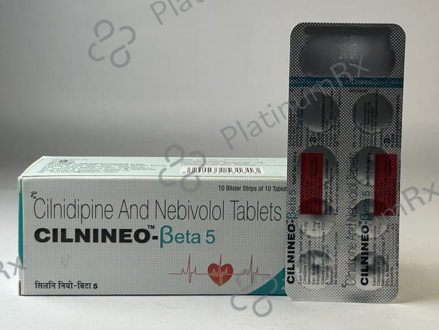 Cilnineo Beta 5/10mg Tablet 10s