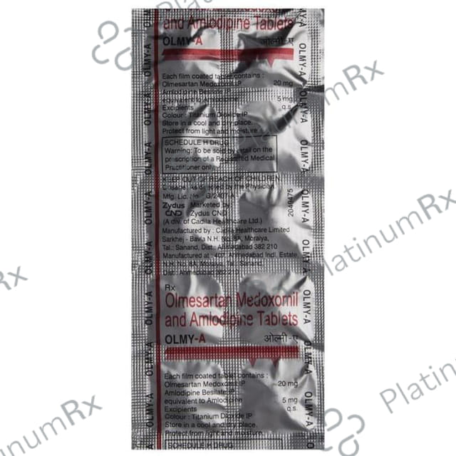 Olmy A 20/5mg Tablet 10s