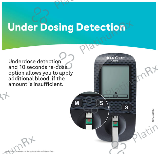 Accu Chek Active Test Strip (Only Strips) 100s