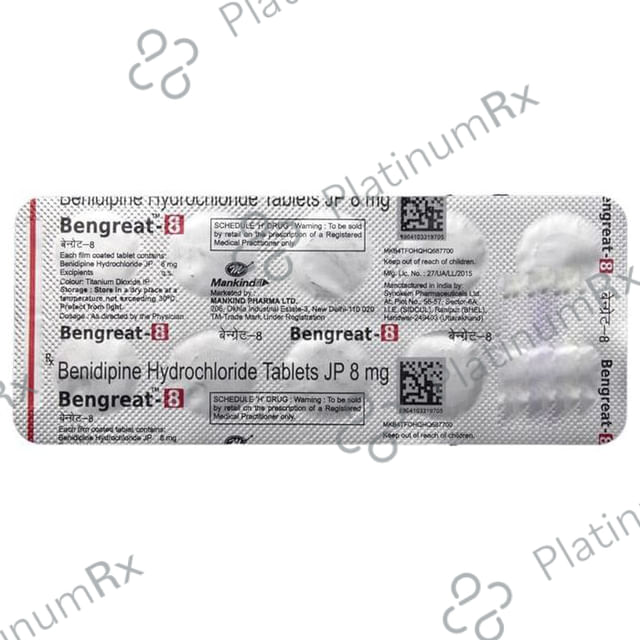 Bengreat 8 Tablet 10s