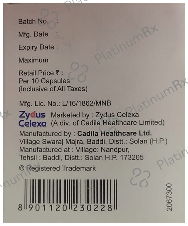Myelostat 500mg Capsule 10s