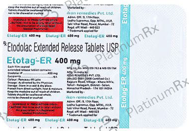 Etotag-ER 400mg Tablet