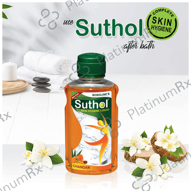 Boroline's Suthol Antiseptic Skin Hygiene Active Chandan Liquid
