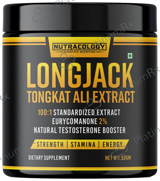 Nutracology Longjack Tongkat Ali Extract Powder 50 gm