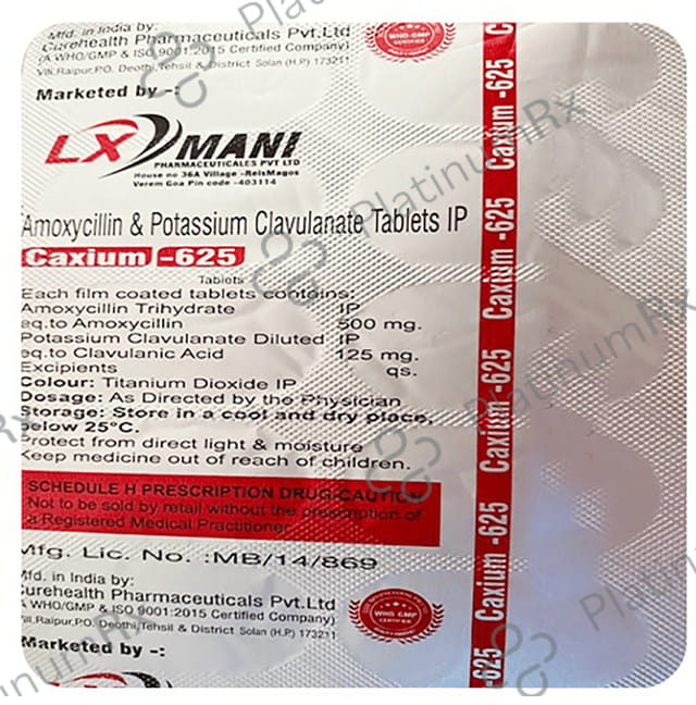 Caxium 625mg Tablet 10s