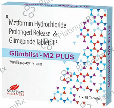 Glimblist M 2/1000mg Plus Tablet PR 15s