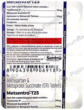 Metsentro-T25 Tablet