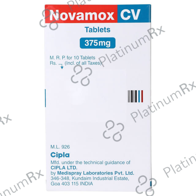 Novamox CV 250/125mg Tablet 10s