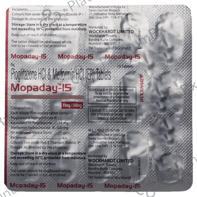 Mopaday 15 Tablet ER
