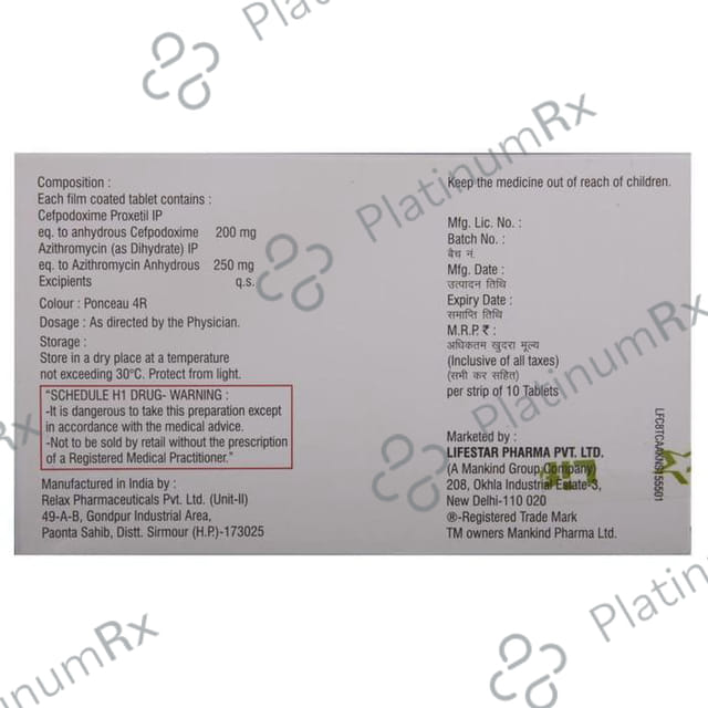 Gudcef AZ Tablet