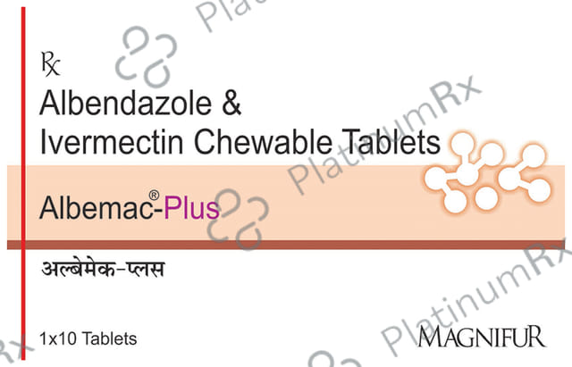 Albemac Plus Chewable Tablet 10s
