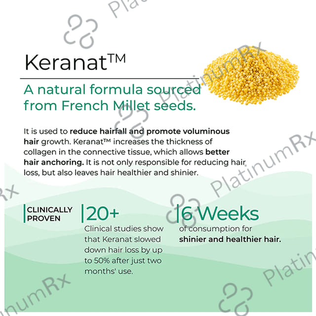Wellbeing Nutrition Melts Into Hair Fall Control with Keranat & Zinc - Oral Thin Strip Tropical Strawberry