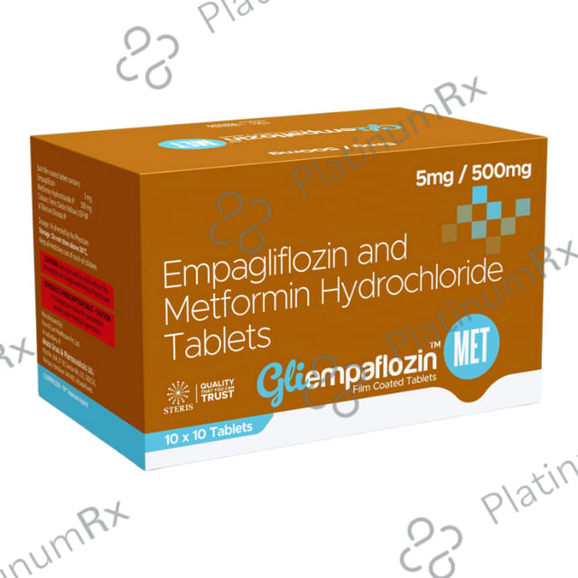 Gliempaflozin Met 5/500mg Tablet 10s