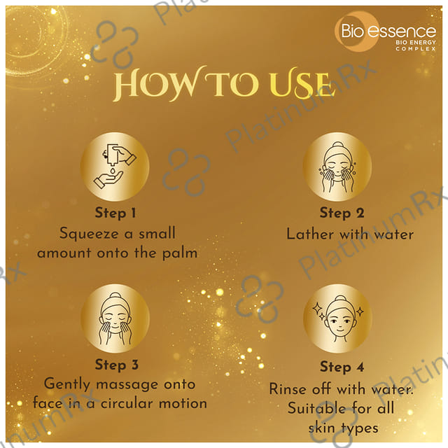 Bio essence Bio Gold 24K Gold Radiance Cleanser 100gm