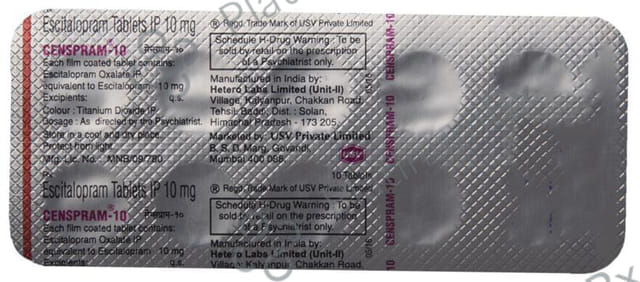 Censpram 10mg Tablet 10s
