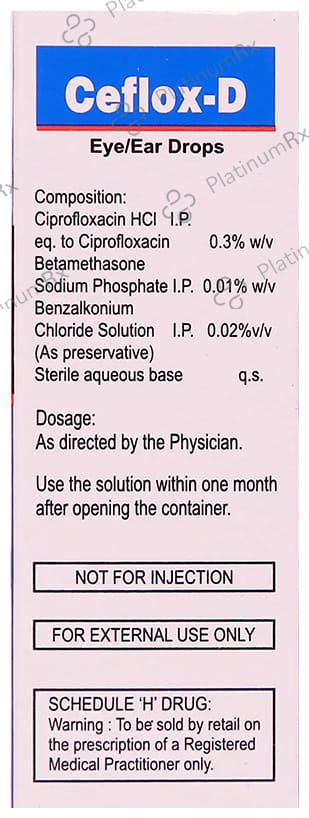 Ceflox D Eye/Ear Drop 10ml