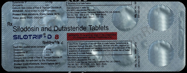 Silotrif D 0.5/8mg Tablet 10s