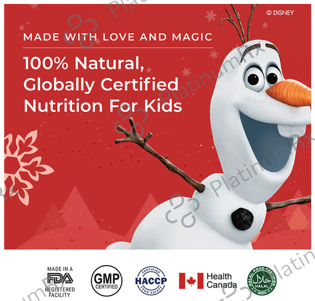 Wellbeing Nutrition Disney Frozen Melts into Active Probiotic Oral Thin Strip Age 6+ Sweet Cherry