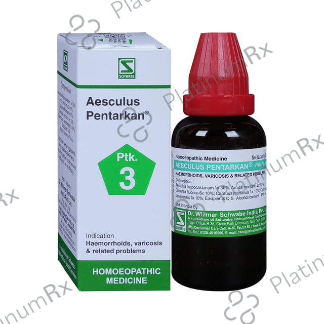 Dr Willmar Schwabe India Aesculus Pentarkan Drop