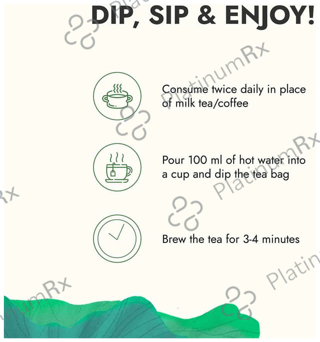 Kapiva Weights Wise Foods -With Ginger, Cinnamon and Garcinia for Weight Management - Get Slim Green Tea Sachets