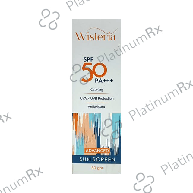 Wisteria Sunscreen SPF15 PA+++ Cream 50gm