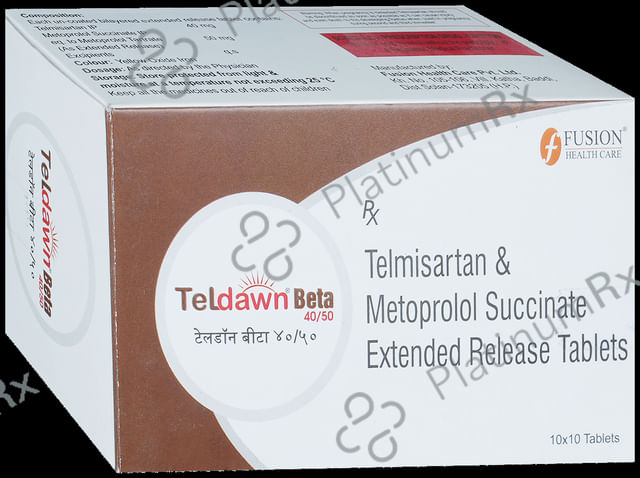Teldawn Beta 50/40mg Tablet 10s