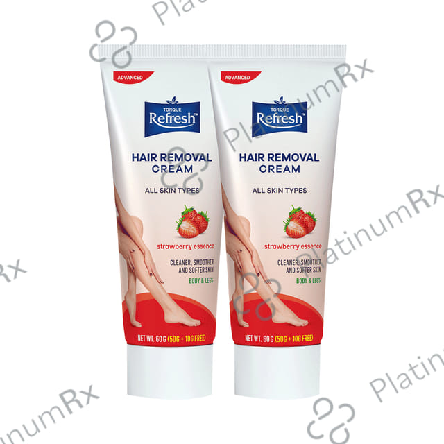 Refresh Strawberry Essence Hair Removal Cream (60gm Each)