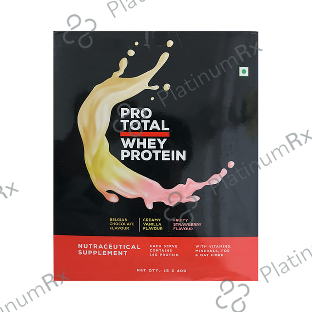 Prototal Whey Protein Strawberry Flavour Powder 15s
