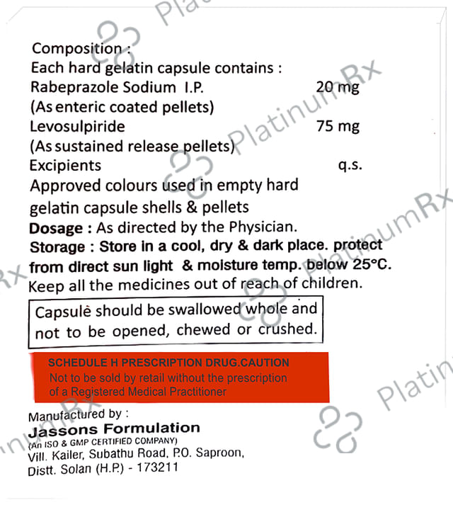 Rivera LD 75/20mg Capsule SR 10s