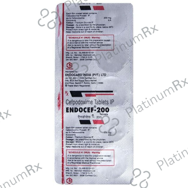 Endocef 200 Tablet