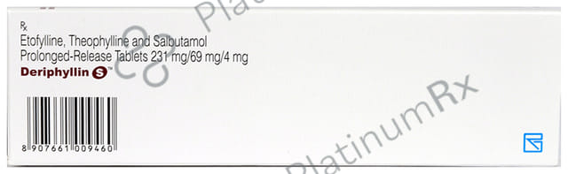 Deriphyllin S 231/69/4mg Tablet PR 10s
