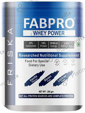 Fabpro Whey Power Powder Vanilla Gluten Free