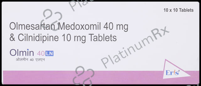 Olmin 40 LN 10/40mg Tablet 10s