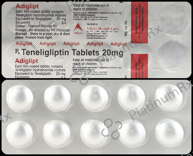 Adiglipt 20mg Tablet 10s