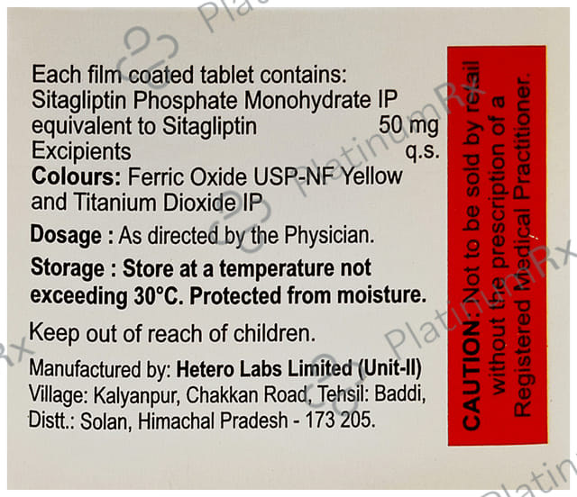 Zitalex 50mg Tablet 10s