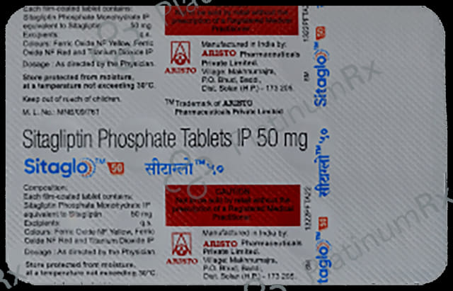 Sitaglo 50mg Tablet 15s